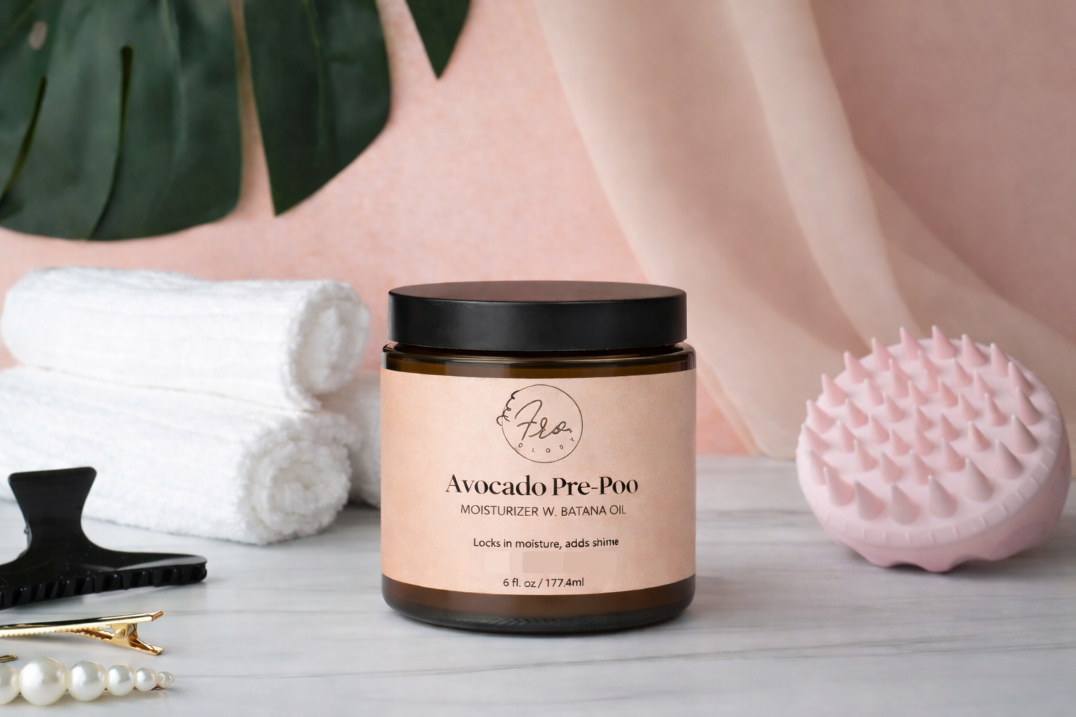 Avocado Pre-Poo Moisturizer w. Batana Oil