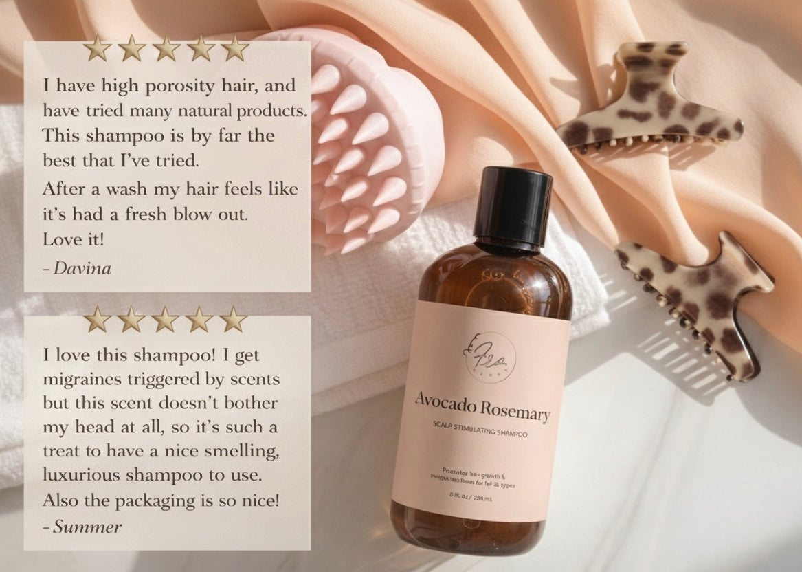 Avocado Rosemary Scalp Stimulating Shampoo
